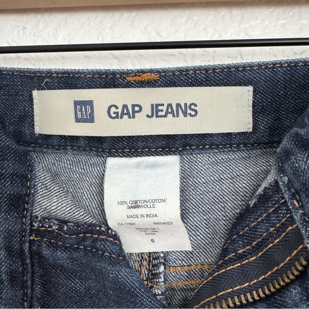 GAP Dark Blue Denim Midi Skirt - Picture 5 of 9